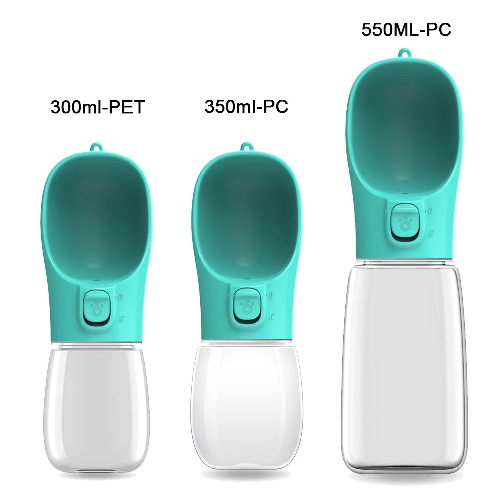 Portable 550ml Dog Water Bottle