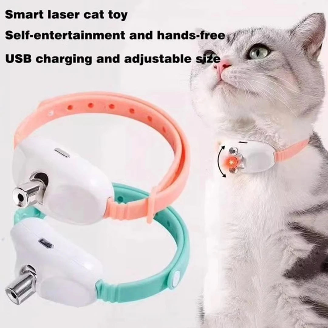Rechargeable Laser Teasing Collar