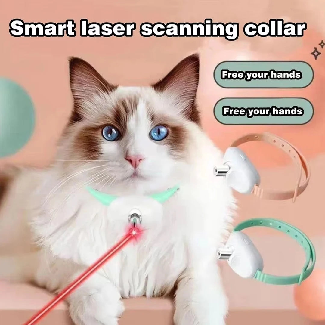 Rechargeable Laser Teasing Collar