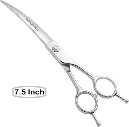 Professional 7.5 Inch Curved Grooming Scissors