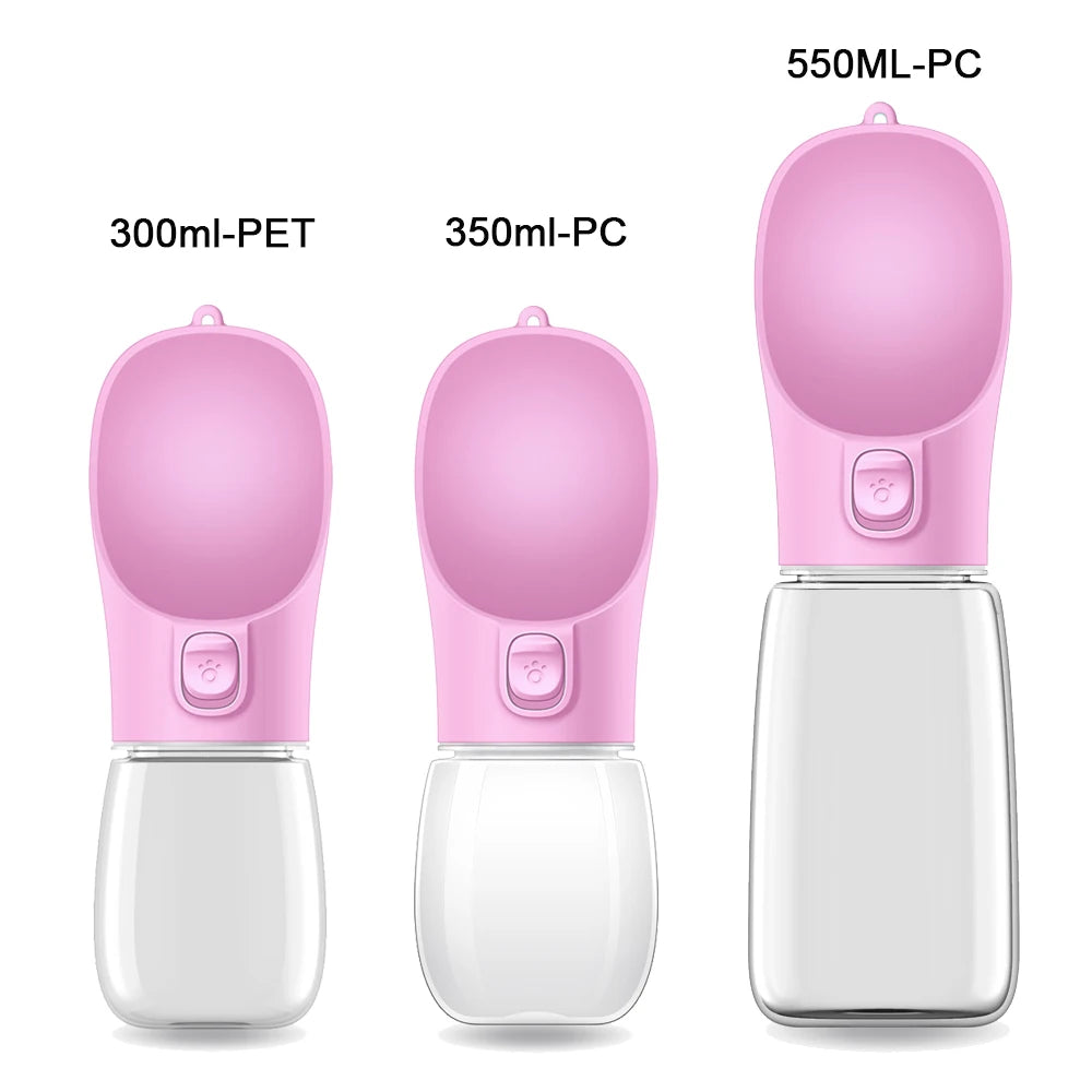 Portable 550ml Dog Water Bottle