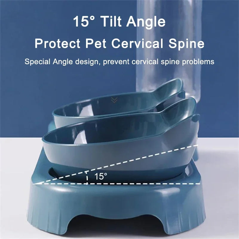 Water Dispenser Double Bowl Stand