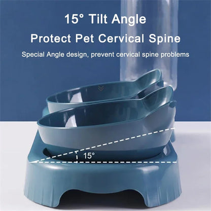 Water Dispenser Double Bowl Stand