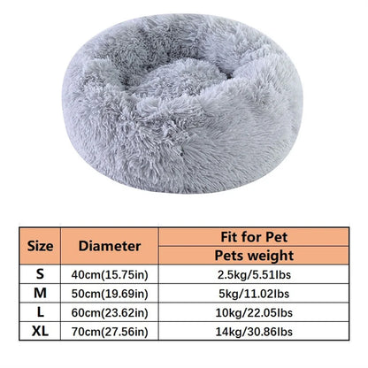 Soft Plush Donut Bed