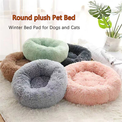 Soft Plush Donut Bed