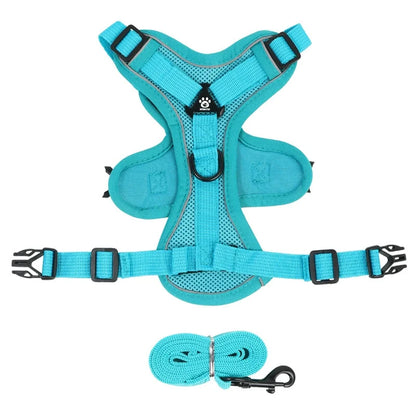 Adjustable No Pull Harness Leash Set