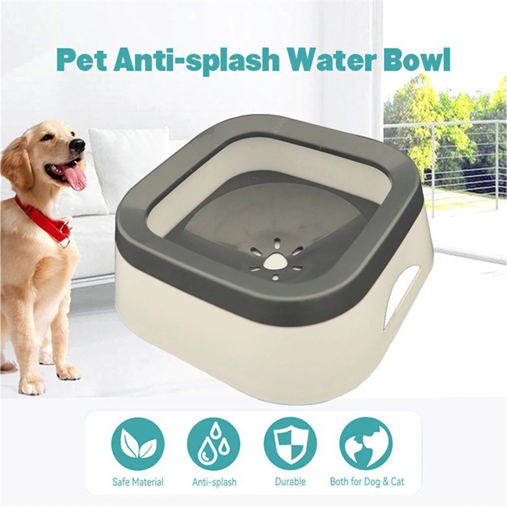 Splash Proof Floating Pet Water Bowl