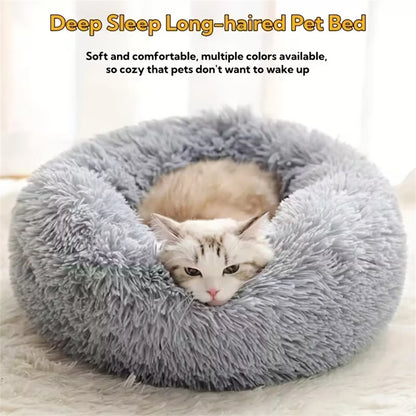 Soft Plush Donut Bed