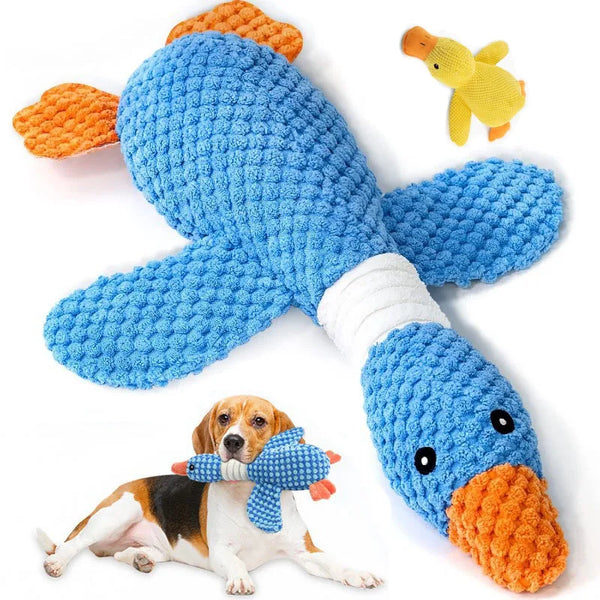 Interactive Plush Squeaky Chew Toy