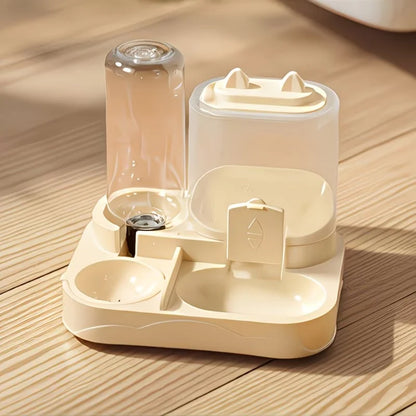 2 In 1 Pet Feeder Water Dispenser Travel Bowl