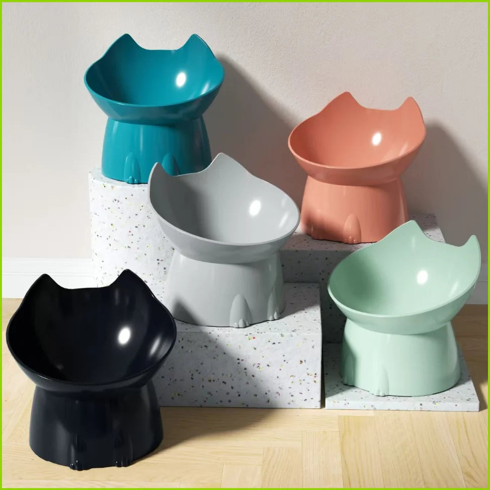 Anti Overturning Neck Protection Feeder Bowl