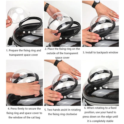 Breathable Transparent Backpack