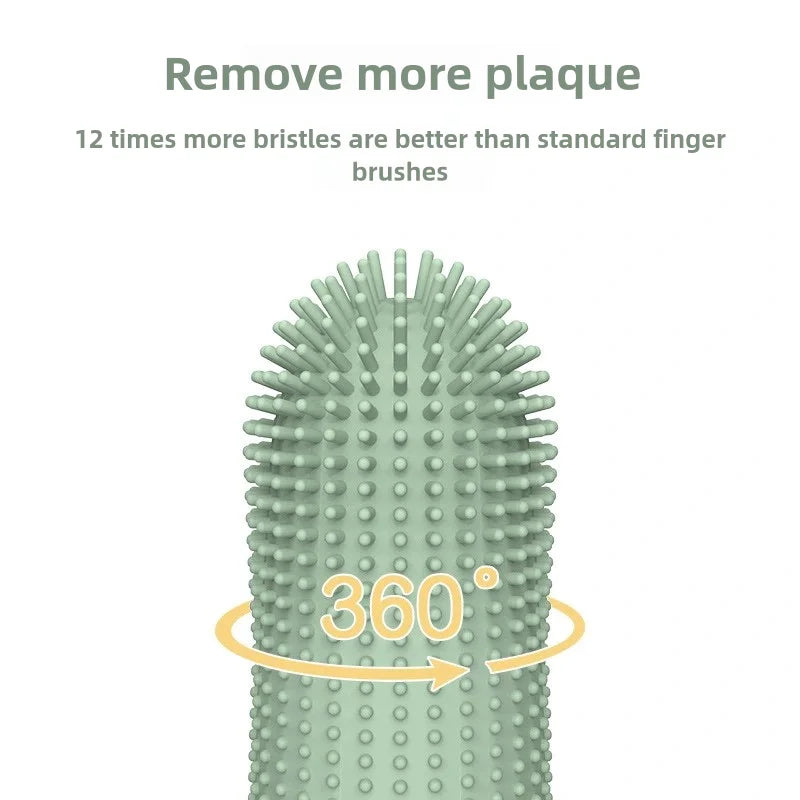 360 Degree Silicone Finger Toothbrush