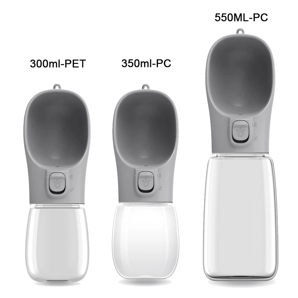 Portable 550ml Dog Water Bottle