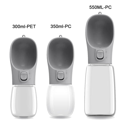 Portable 550ml Dog Water Bottle