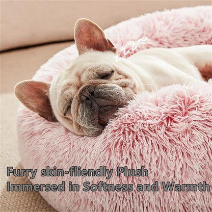Soft Plush Donut Bed
