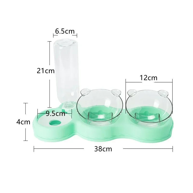 Water Dispenser Double Bowl Stand