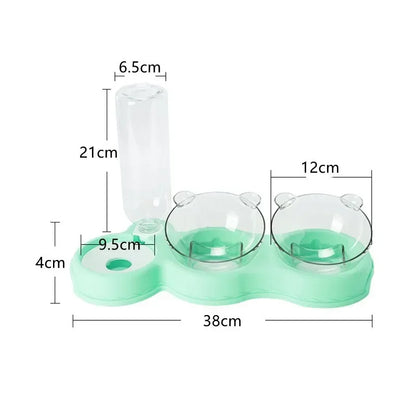 Water Dispenser Double Bowl Stand