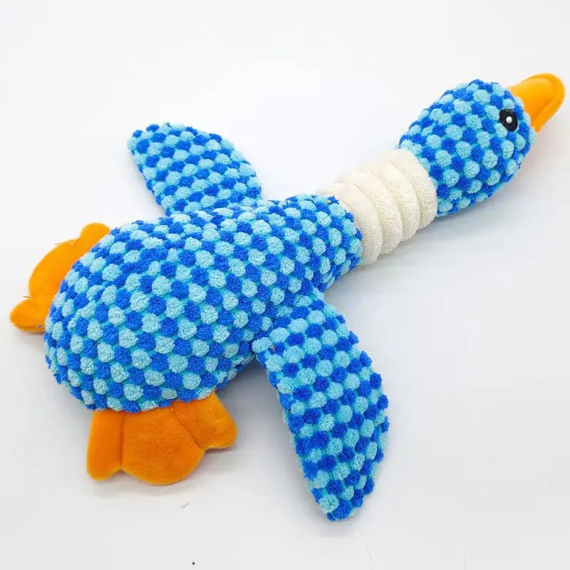 Interactive Plush Squeaky Chew Toy