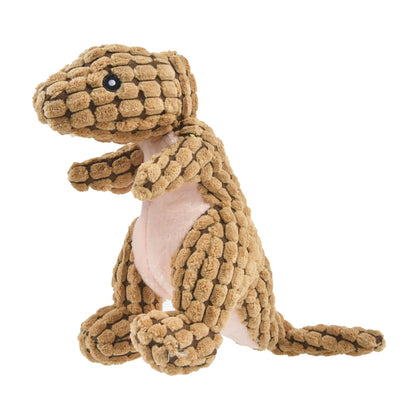 Plush Dinosaur Dog Toy