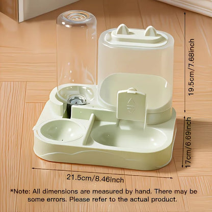 2 In 1 Pet Feeder Water Dispenser Travel Bowl