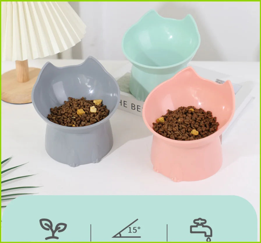 Anti Overturning Neck Protection Feeder Bowl