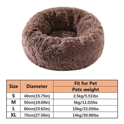Soft Plush Donut Bed