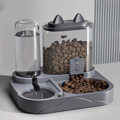 2 In 1 Pet Feeder Water Dispenser Travel Bowl