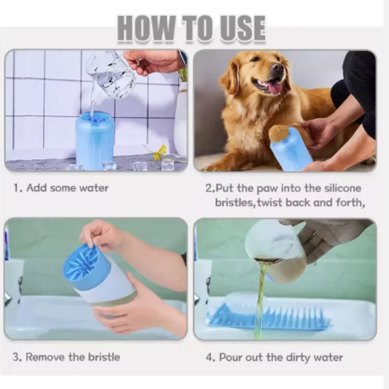 Portable Pet Paw Cleaner Cup