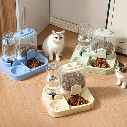 2 In 1 Pet Feeder Water Dispenser Travel Bowl