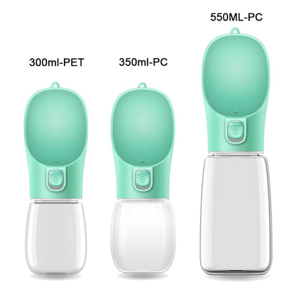 Portable 550ml Dog Water Bottle