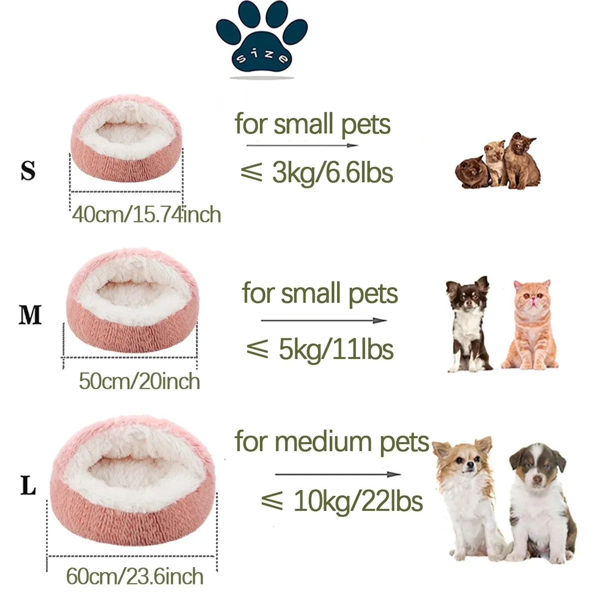 2 In 1 Soft Plush Bed