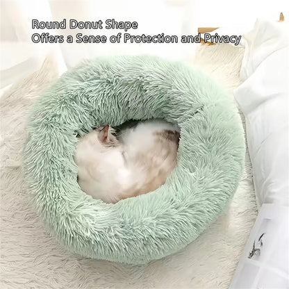 Soft Plush Donut Bed
