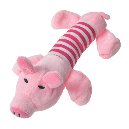 Plush Dinosaur Dog Toy