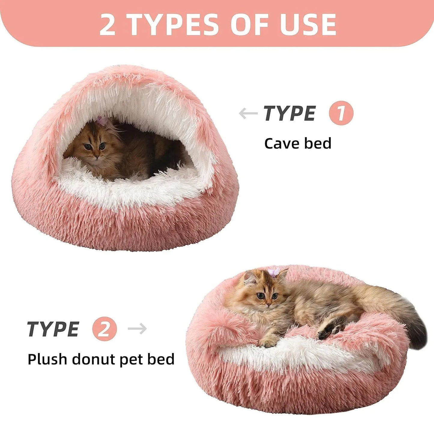 2 In 1 Soft Plush Bed