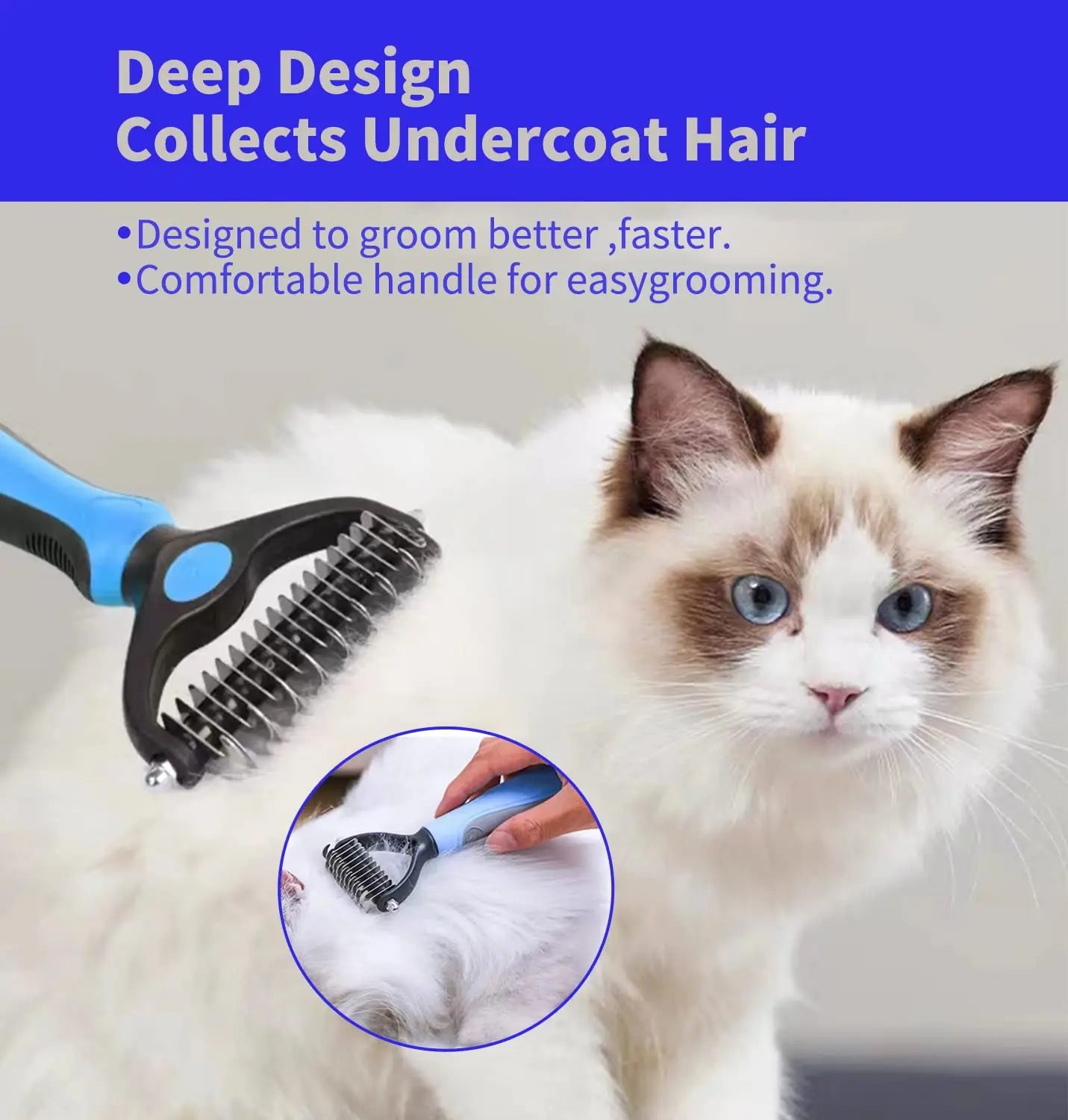 Stainless Steel Fur Knot Cutter
