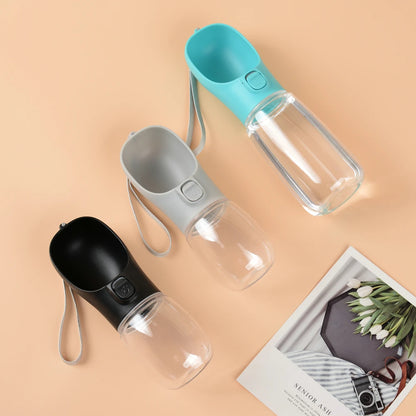 Portable 550ml Dog Water Bottle