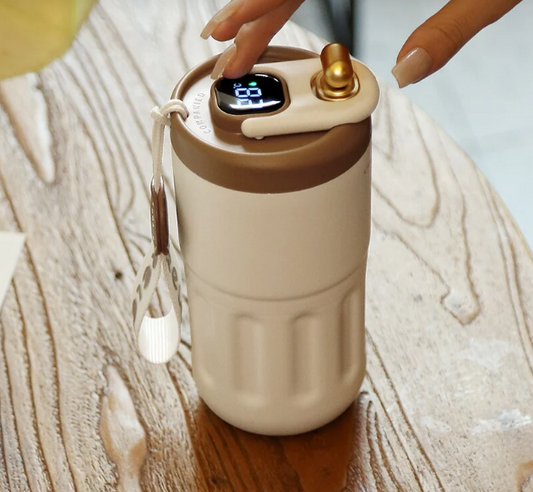 Portable Smart Stainless Steel Coffee Cup