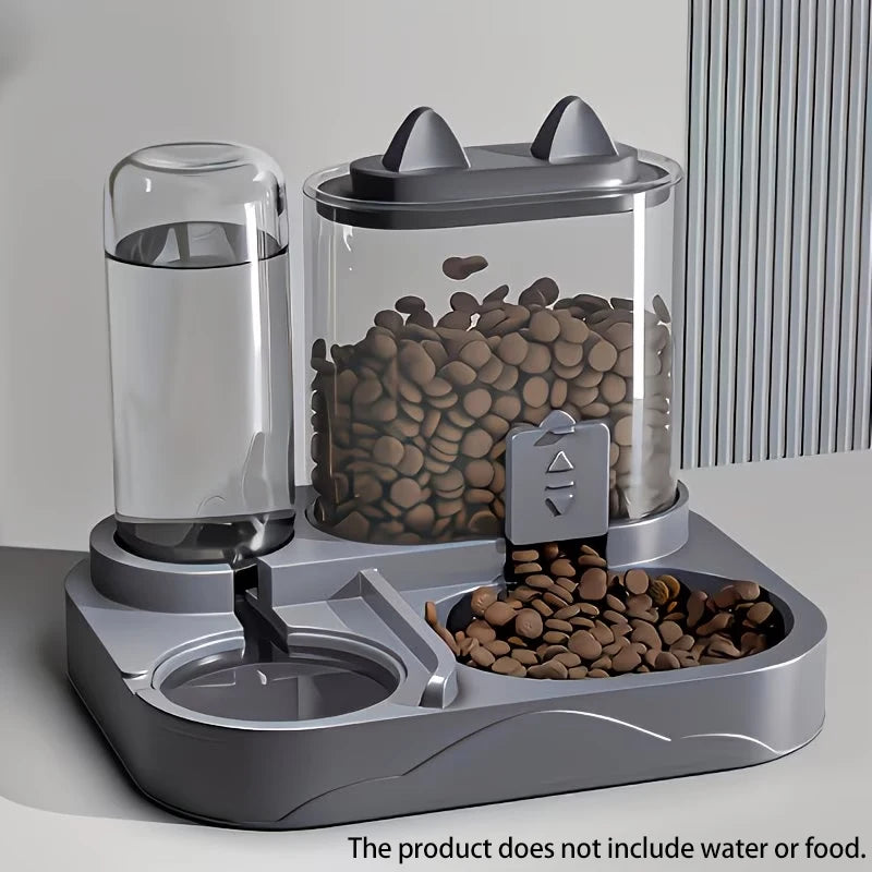 2 In 1 Pet Feeder Water Dispenser Travel Bowl