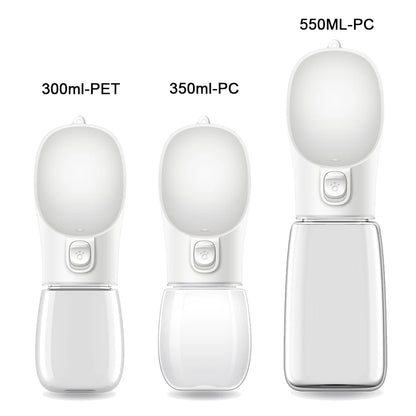 Portable 550ml Dog Water Bottle