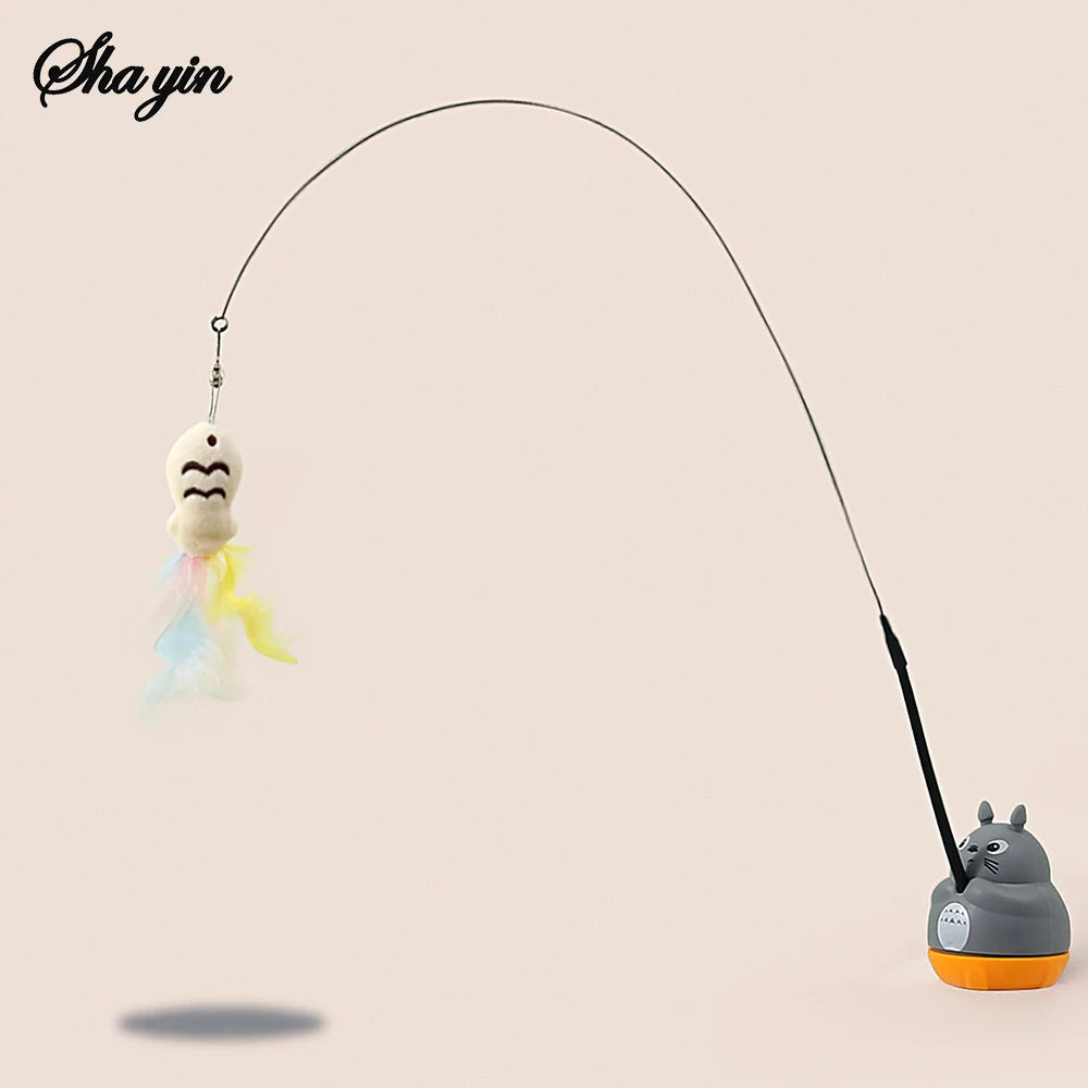 Colorful Feather Sisal Toy