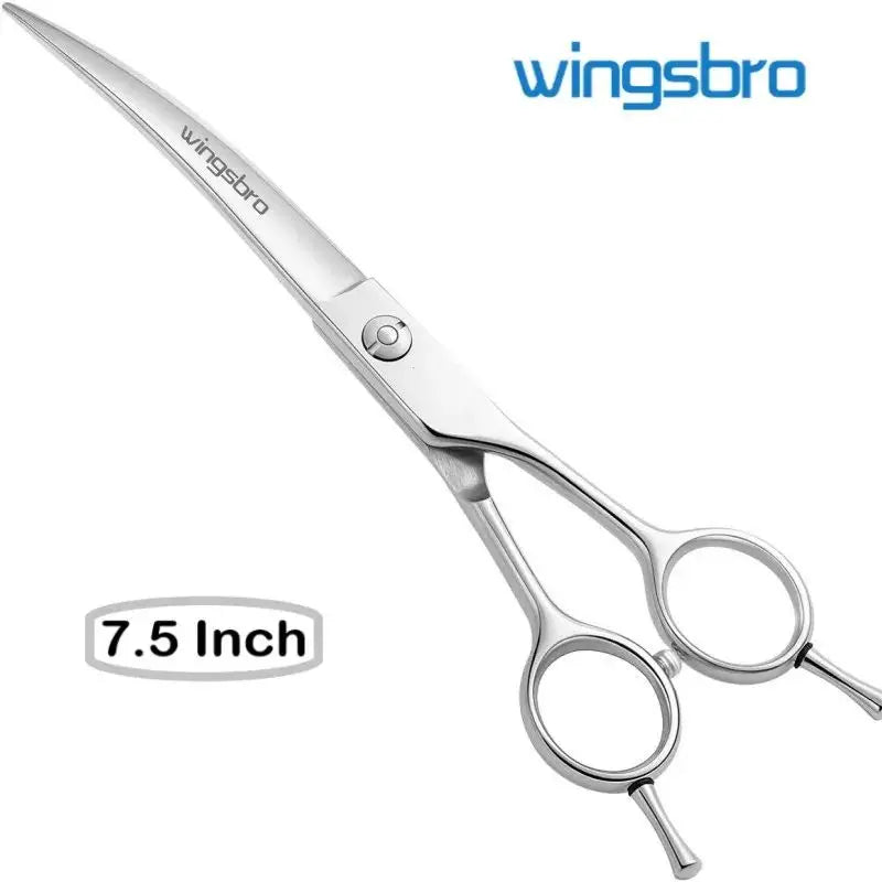 Professional 7.5 Inch Curved Grooming Scissors