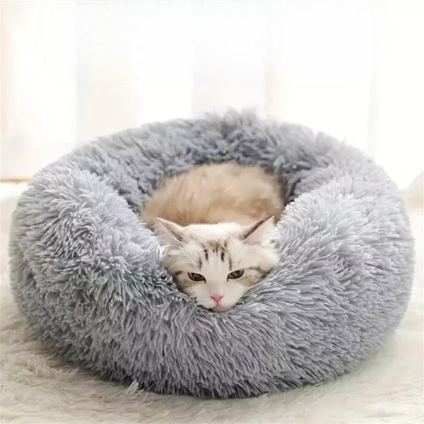 Soft Plush Donut Bed